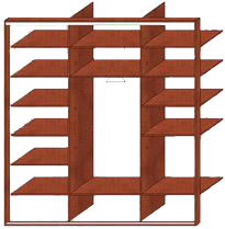 Vestavěná skříň kalkulace